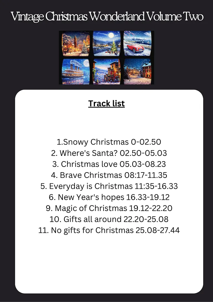 Vintage Christmas Wonderland Volume Two Digital Album product image (2)