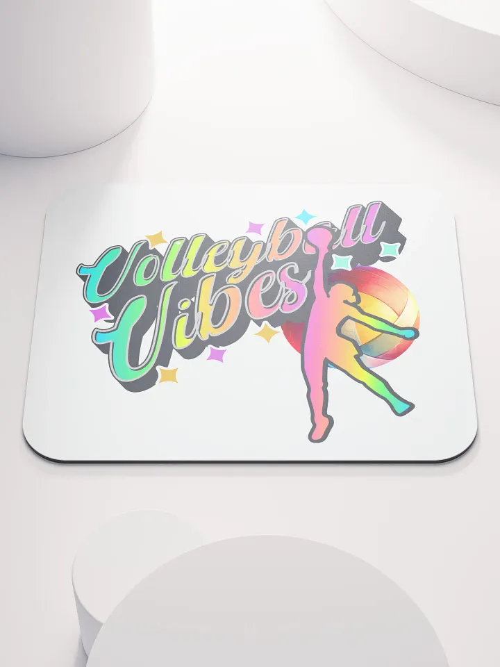 Volleyball Vibes Female Mouse Pad product image (1)