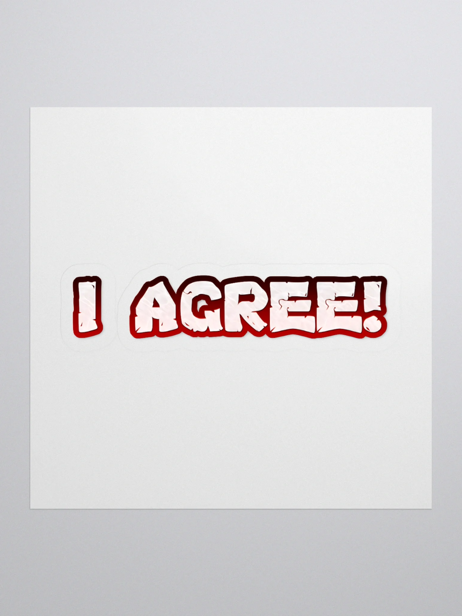 CRAVONE - I AGREE STICKERS product image (1)
