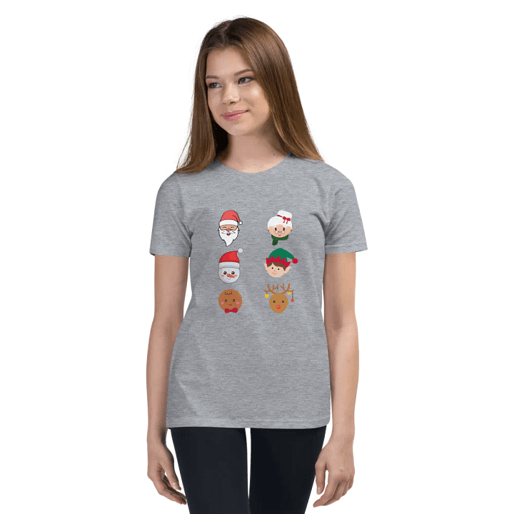 Festive Faces Youth T-shirt product image (115)