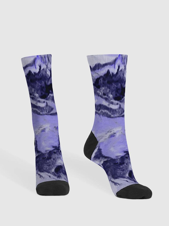 Purple Fluid Art Socks product image (2)