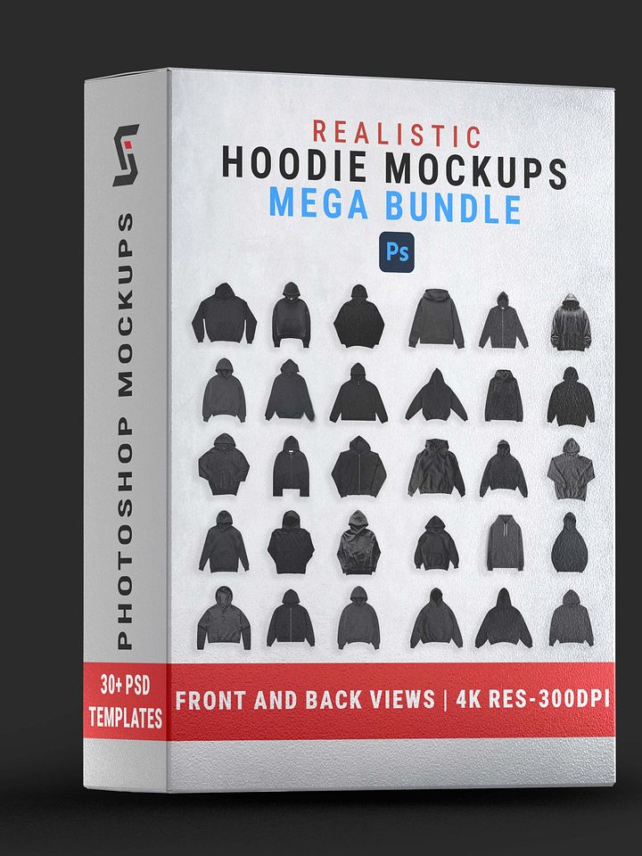 Hoodie PSD Mockups Mega Bundle product image (1)
