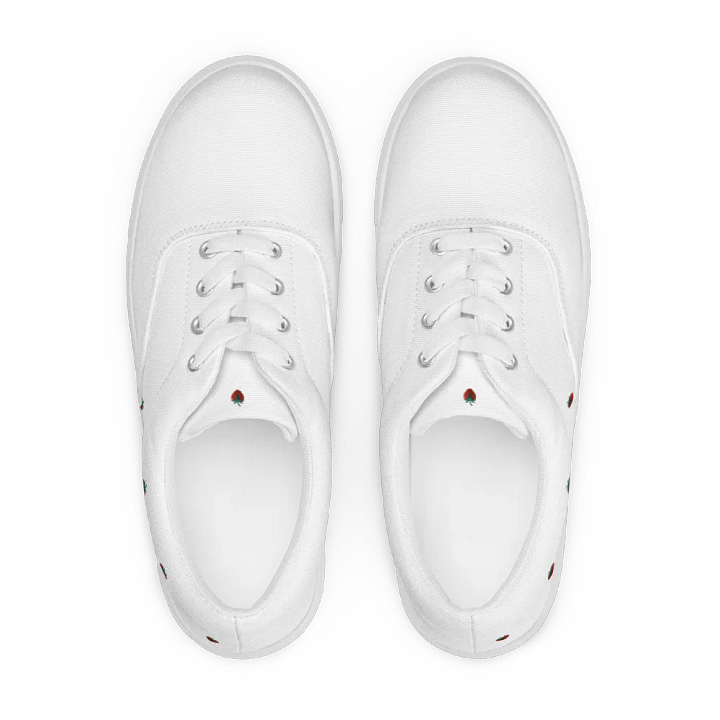 CozyAvocado Women's Lace-Up Canvas Shoes Strawberry #3 product image (1)