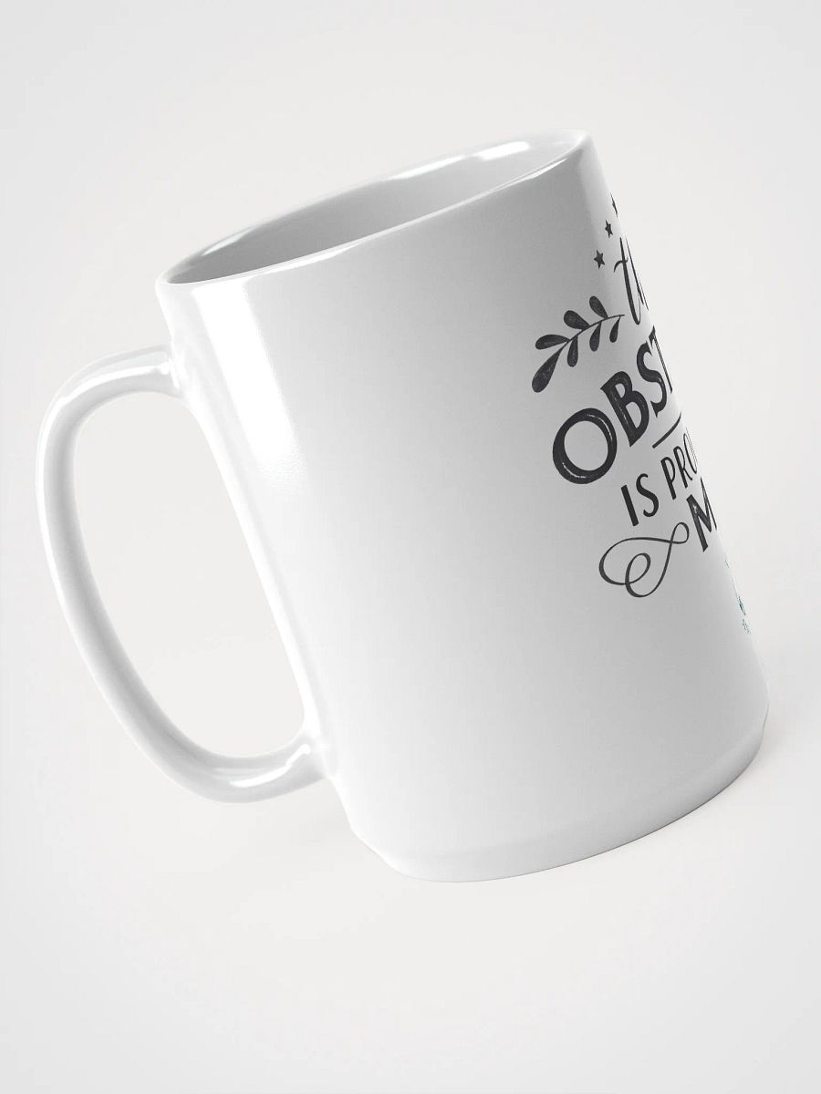 Obstacle Reflection White Glossy Mug product image (3)