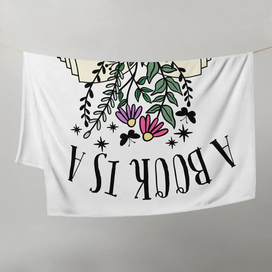 A Book is a Dream Blanket product image (21)