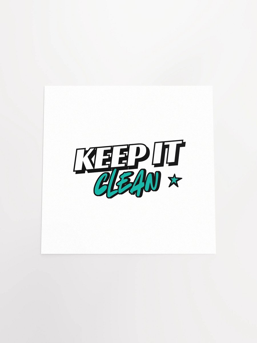 Keep It Clean Posters product image (11)