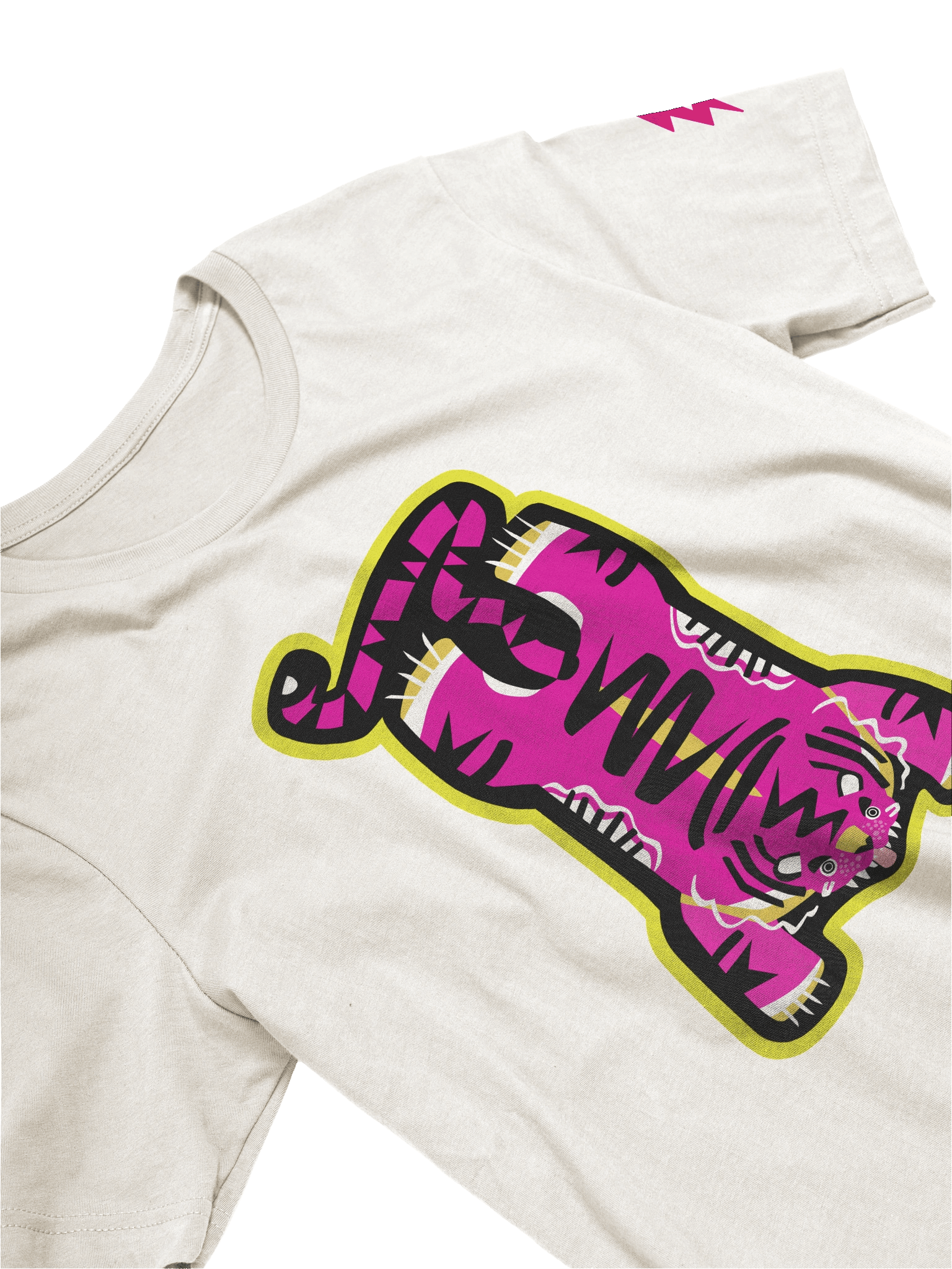 Pink and Yellow Tiger - T-Shirt product image (2)