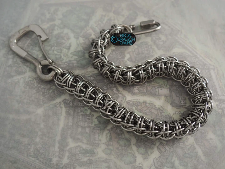 Fire Wyrm Wallet Chain / OOAK product image (1)
