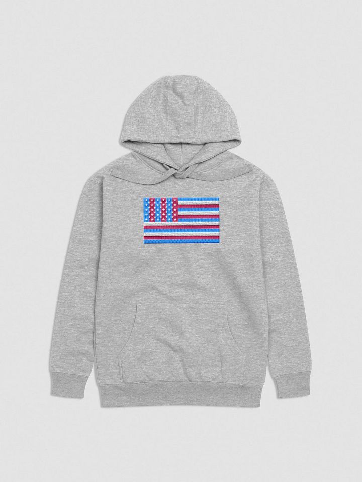 USA Trans Flag - Embroidered Hoodie product image (1)