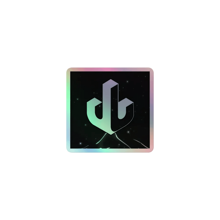 Official Joshy J Logo Holographic Sticker product image (1)