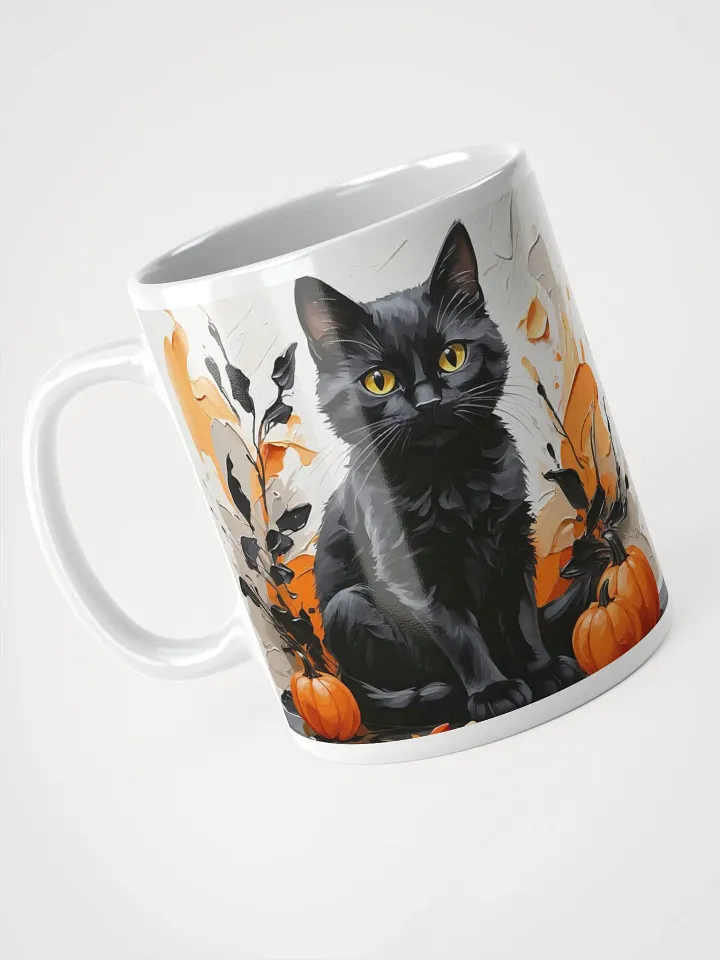 Dark Purr Black Cat Mug product image (2)