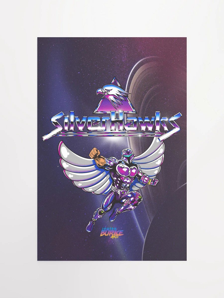 SilverHawks Retro Tribute 12x18 Fine Art Print product image (4)