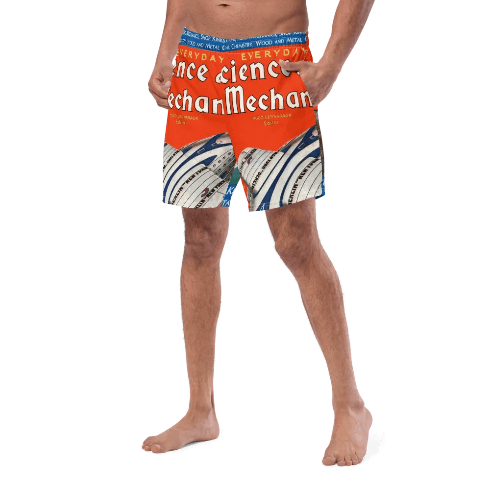 Retro Aero-Mechanics Swim Trunks product image (11)