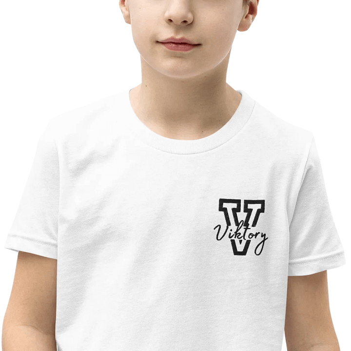 Kids Shirt White (black logo) product image (1)