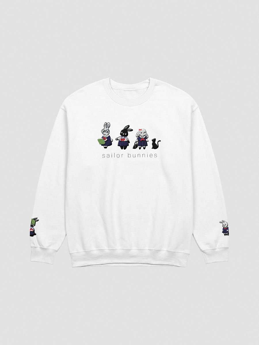 Sweet Sailor Bunnies Embroidered Sweatshirt product image (2)