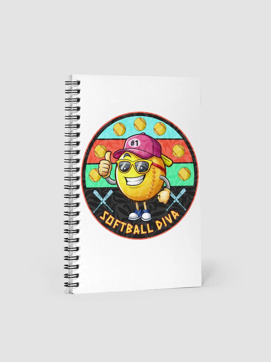 Softball Diva Spiral Notebook product image (1)