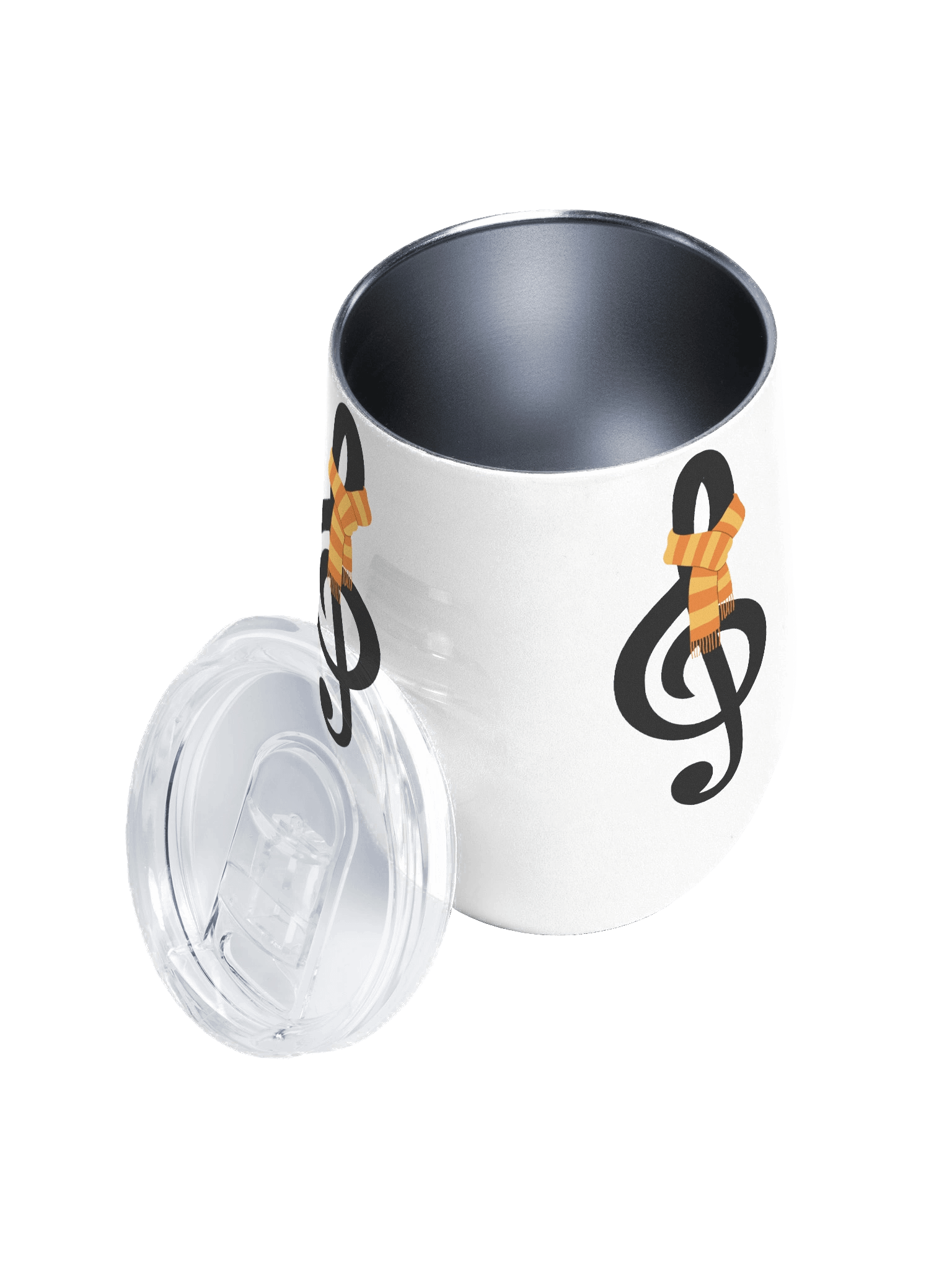Harmonious Treble Clef Wine Tumbler product image (3)