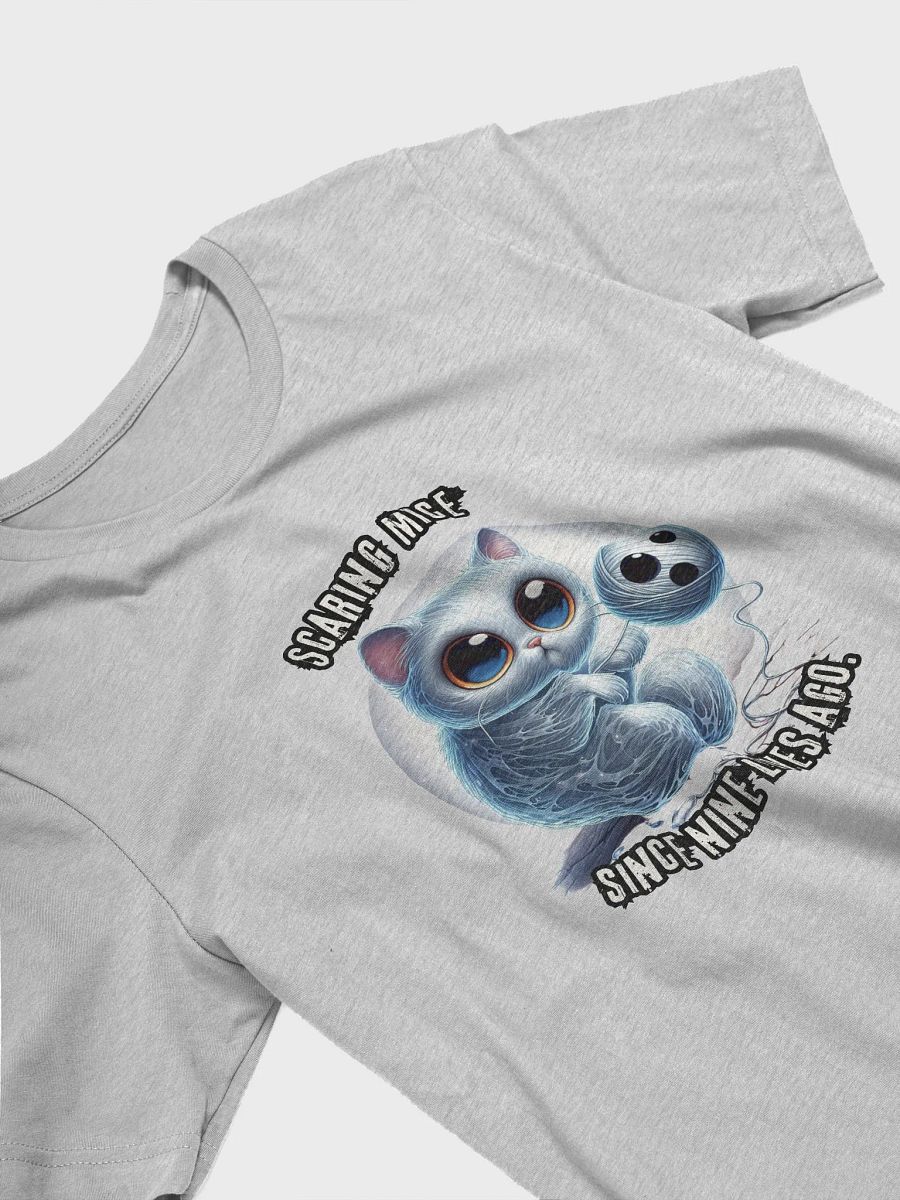 Cute 'Scaring Mice' Cat T-Shirt product image (13)