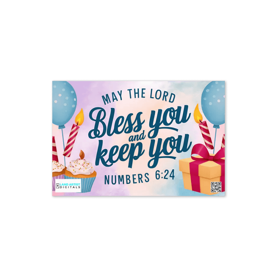 Happy & Blessed Birthday Card product image (5)