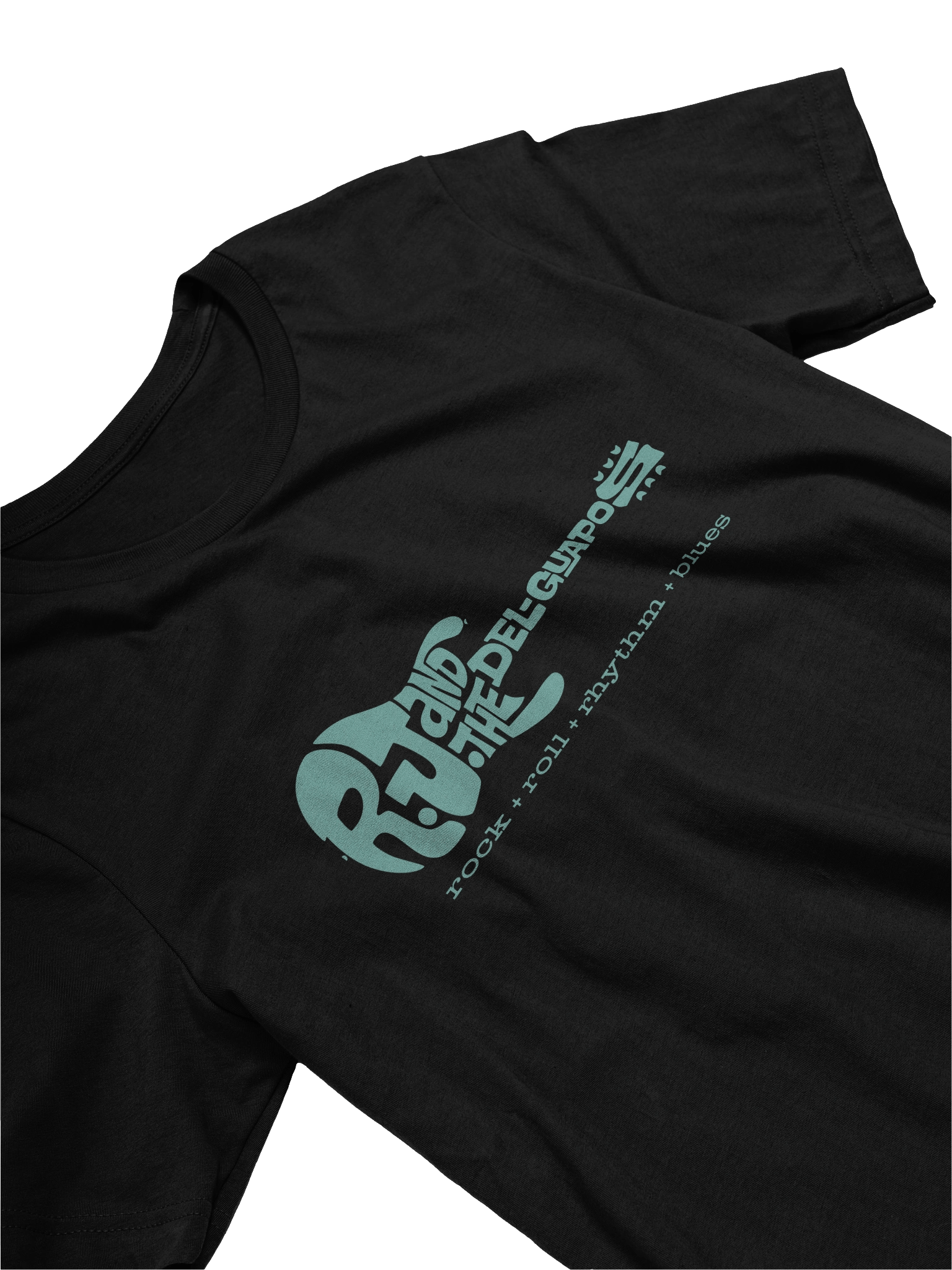 RJ & The Del Guapos Teal Logo | Unisex T-Shirt product image (3)