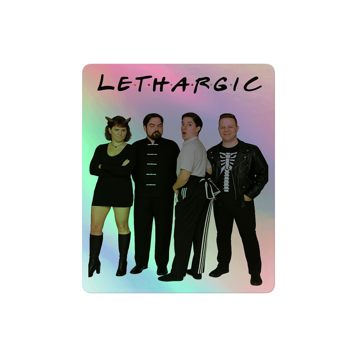 Lethargic (V2) "Friends" Holosticker product image (2)