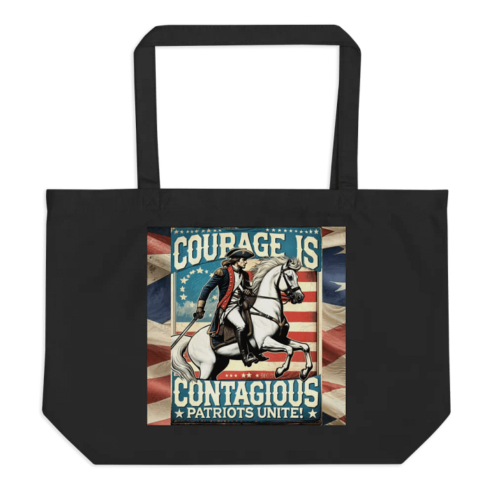 Courageous Patriots Organic Tote product image (1)