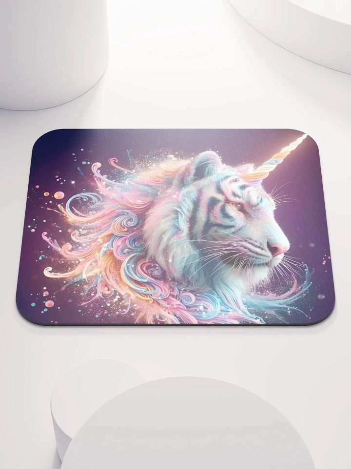 Galactic Tiger Unicorn Mouse Pad product image (1)