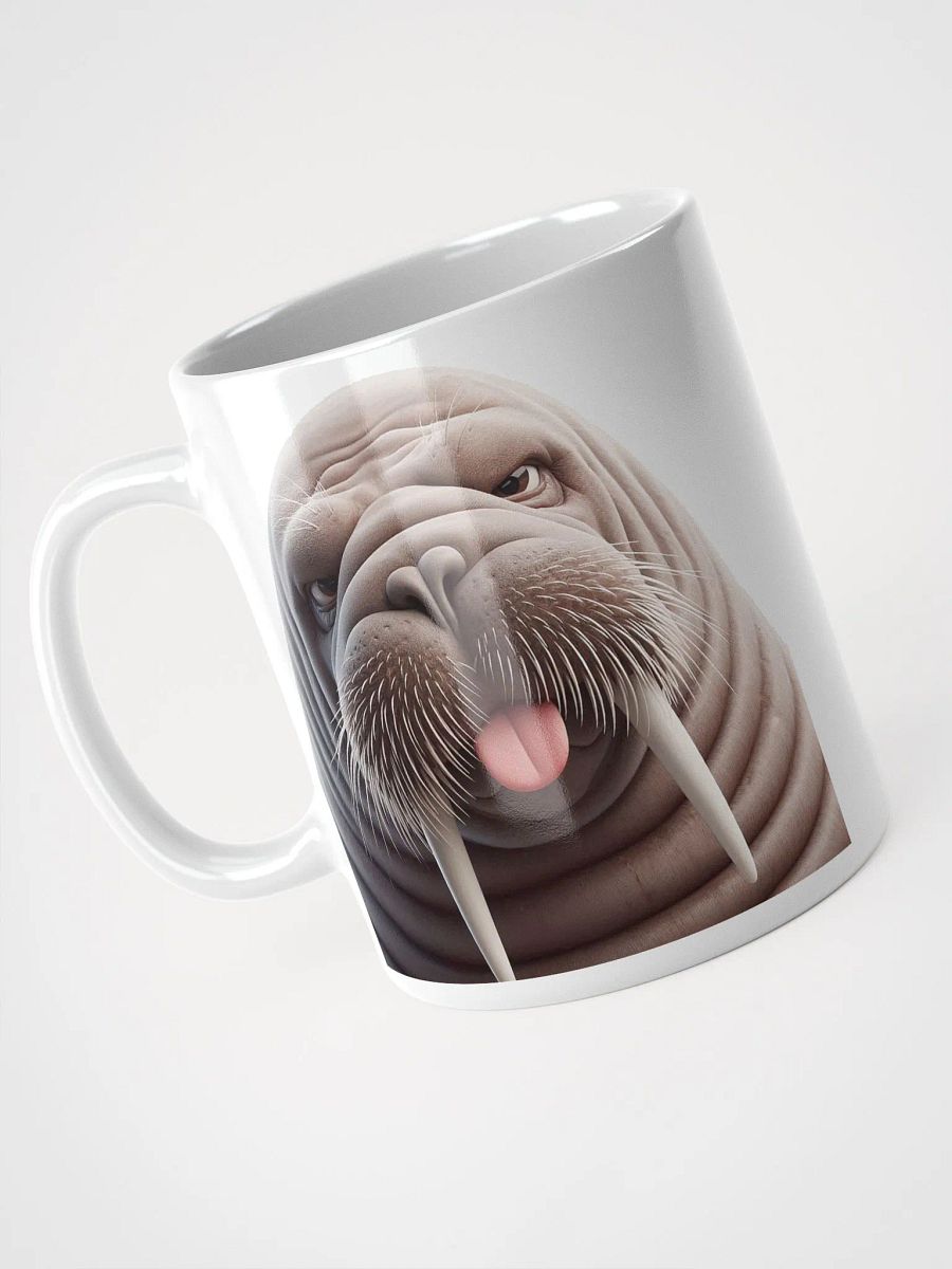 Funny Rude Walrus #Humorous Mug - White product image (3)
