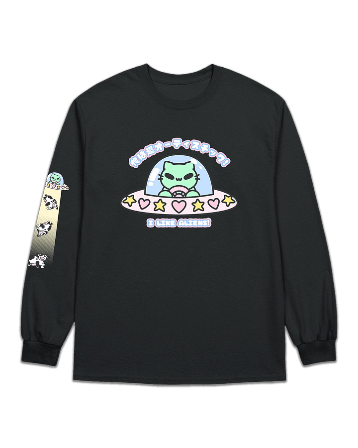 👽𝗜 𝗟𝗜𝗞𝗘 𝗔𝗟𝗜𝗘𝗡𝗦 longsleeves product image (1)
