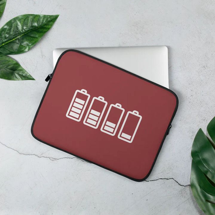 Power Up Pink Laptop Sleeve product image (2)