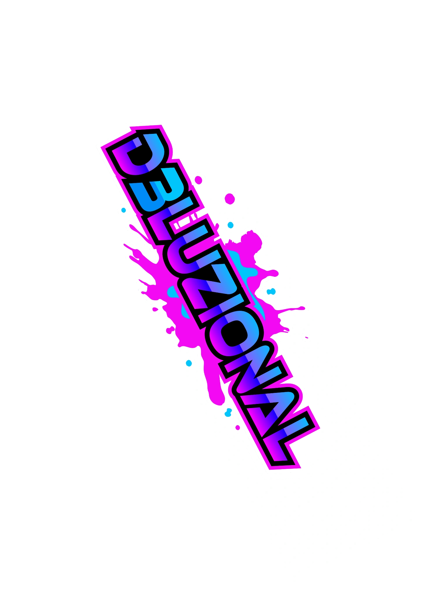 DJ D3LUZIONAL #2 BUMPER STICKER product image (2)