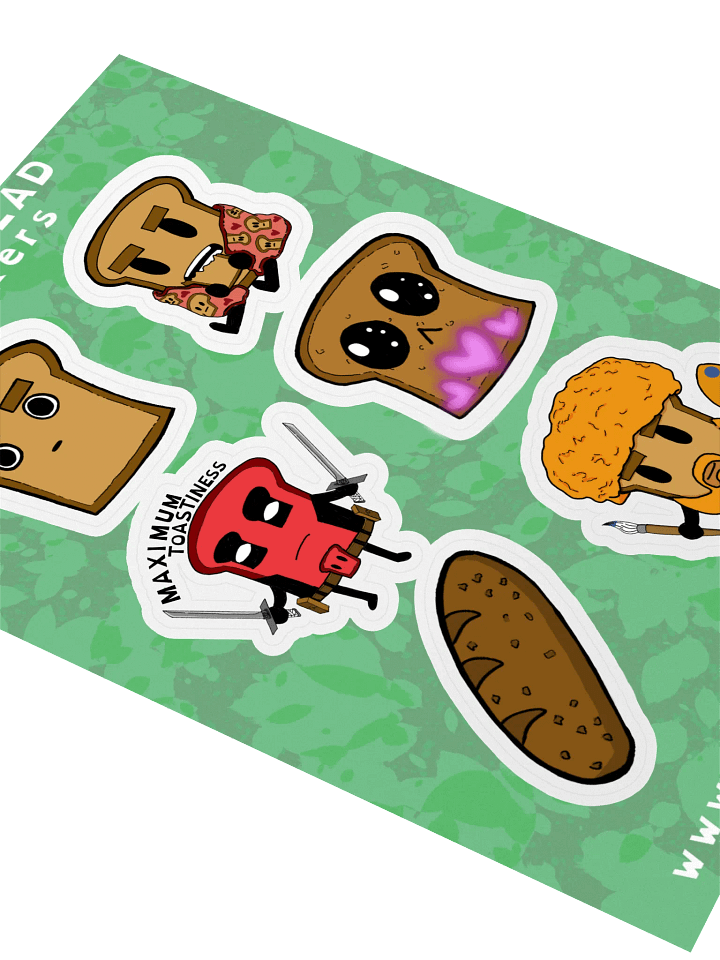 MIThaBREAD Sticker Sheet product image (2)