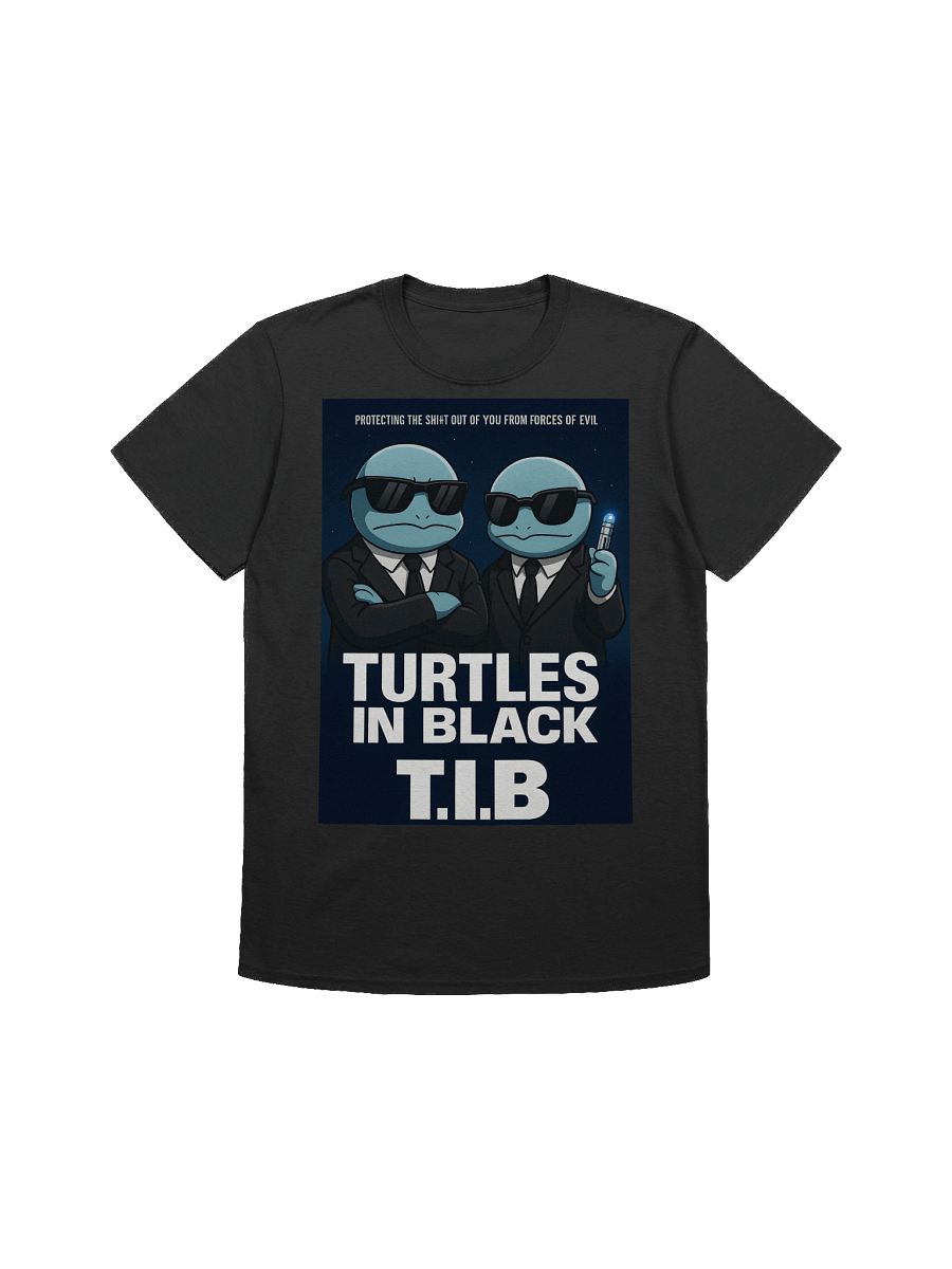 🐢 Turtles in Black – Squirtle Squad × Men in Black Parody Poster product image (3)