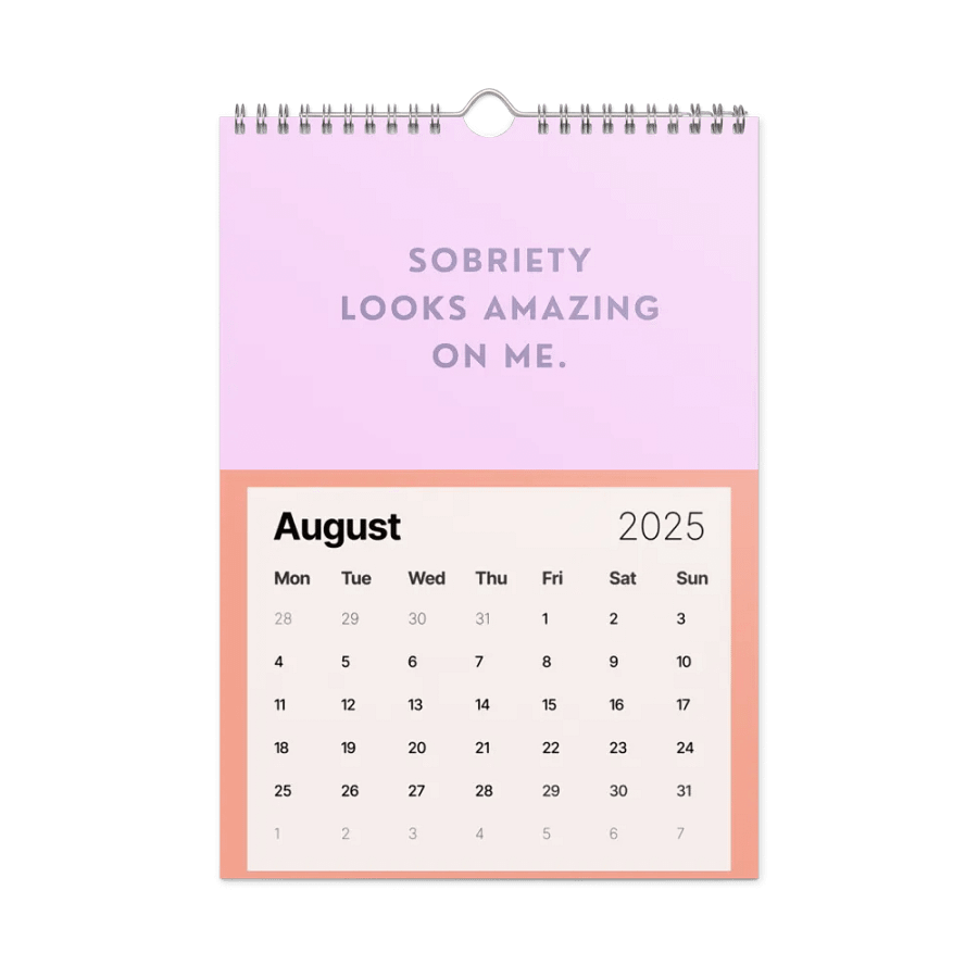 Sobriety Calendar 2025 Funny Sober Sayings product image (4)