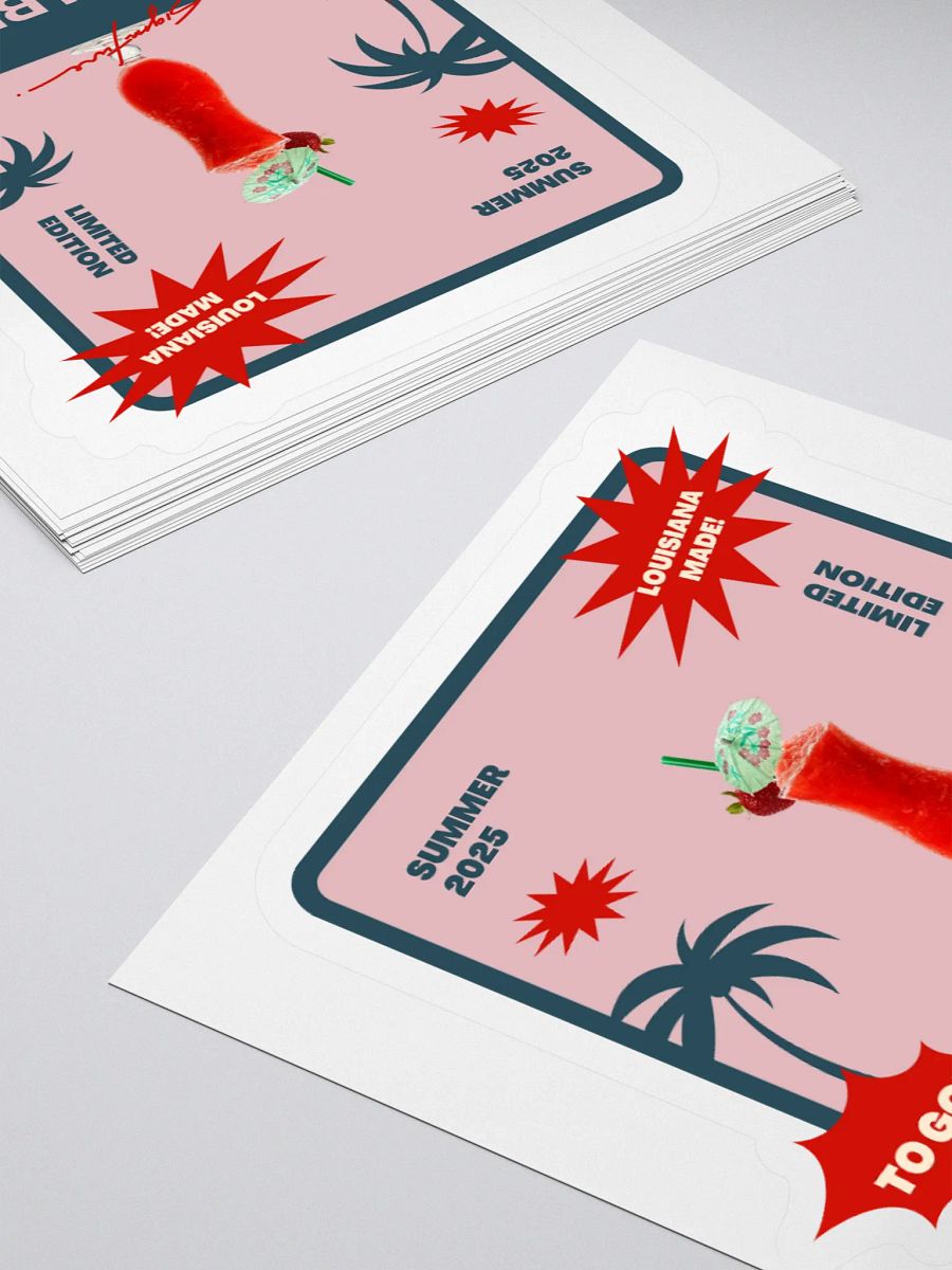 JESTER'S RETREAT TO GO DAIQUIRI STICKER product image (10)