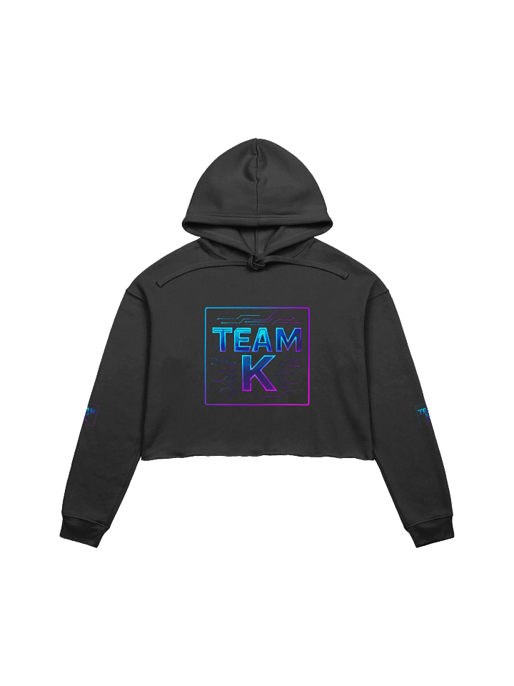 Team K V-11 Crop Hoodie product image (1)