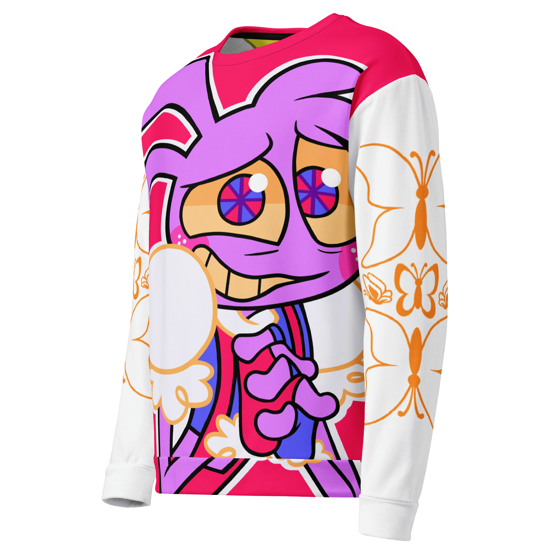 A Little Bit Bad - JAMMI All Over Longsleeve (Red/Whtie) product image (3)