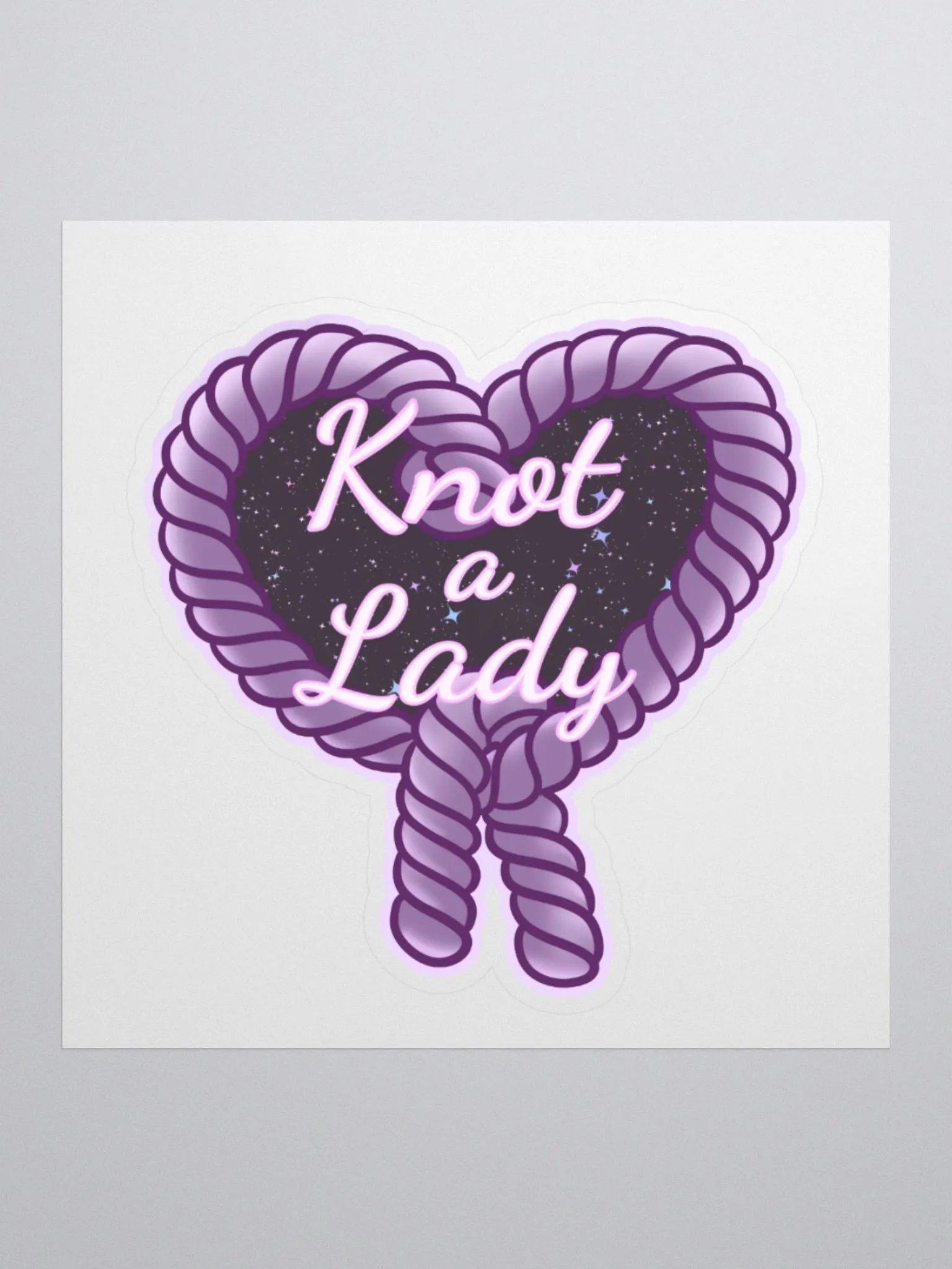 Knot a Lady sticker product image (2)