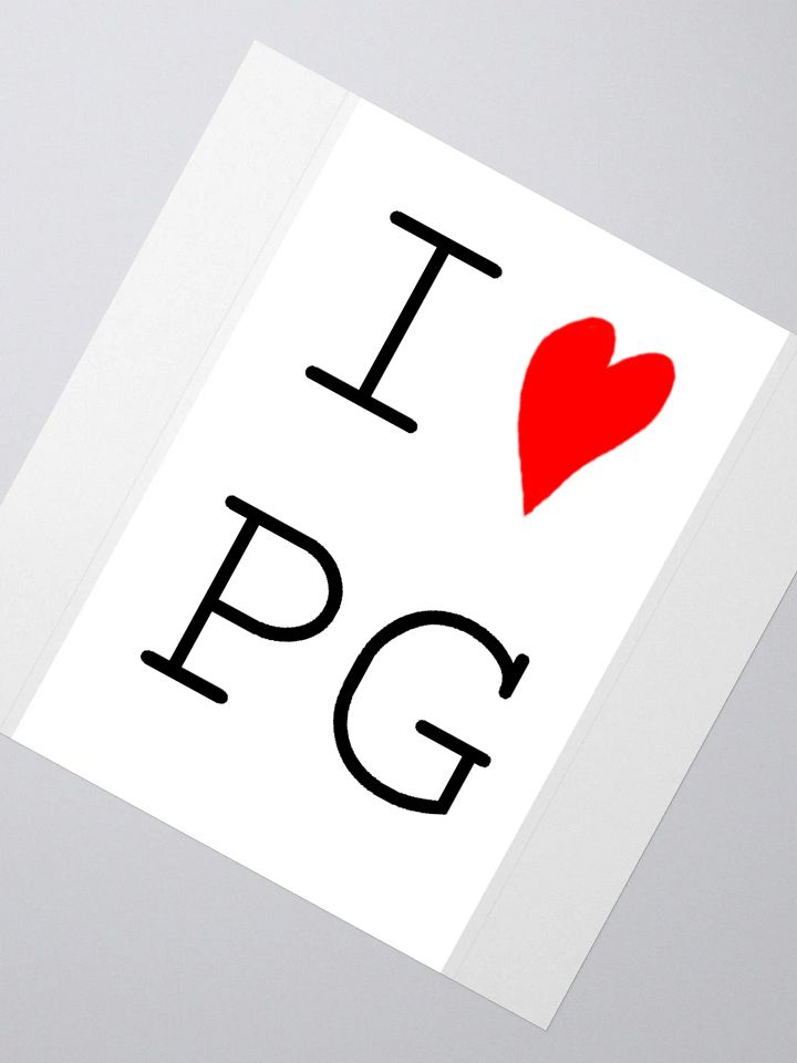 I HEART PATRICK GNARLY SIMPLE STICKER product image (2)