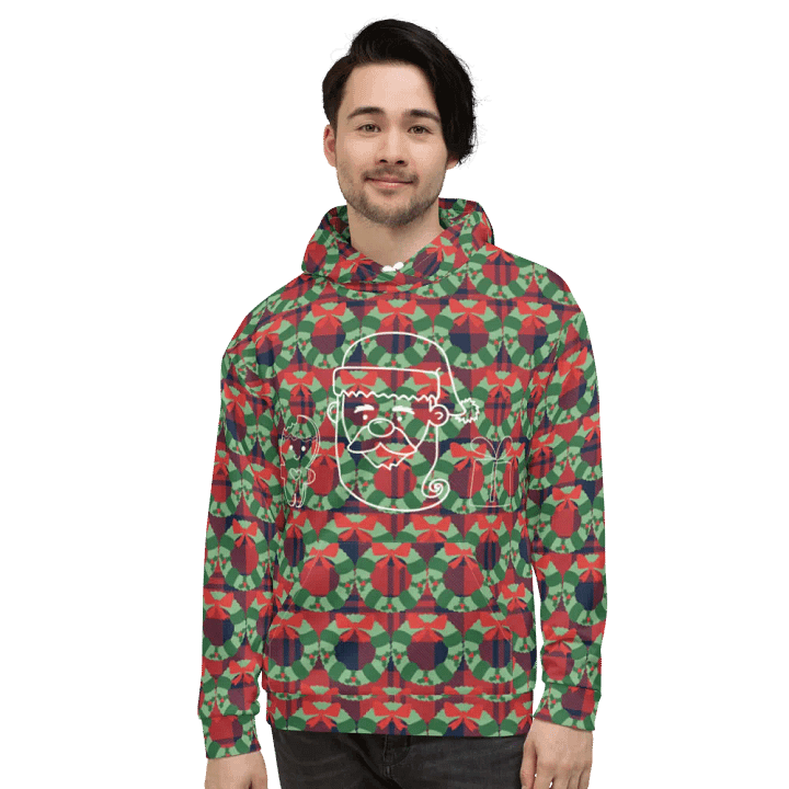 DaBot Ugly Christmas hoodie product image (2)