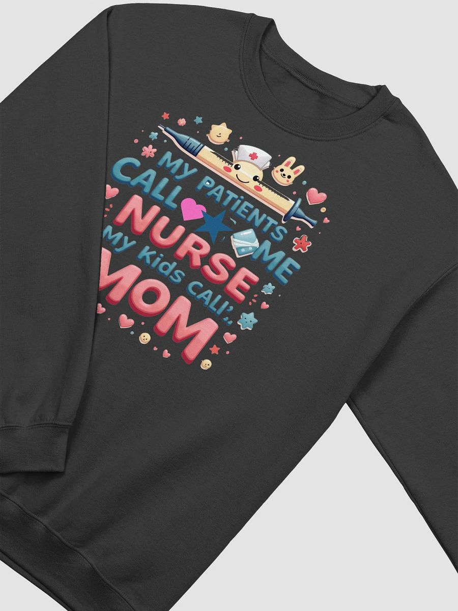 Nurse Mom Graphic Crewneck Sweatshirt product image (22)