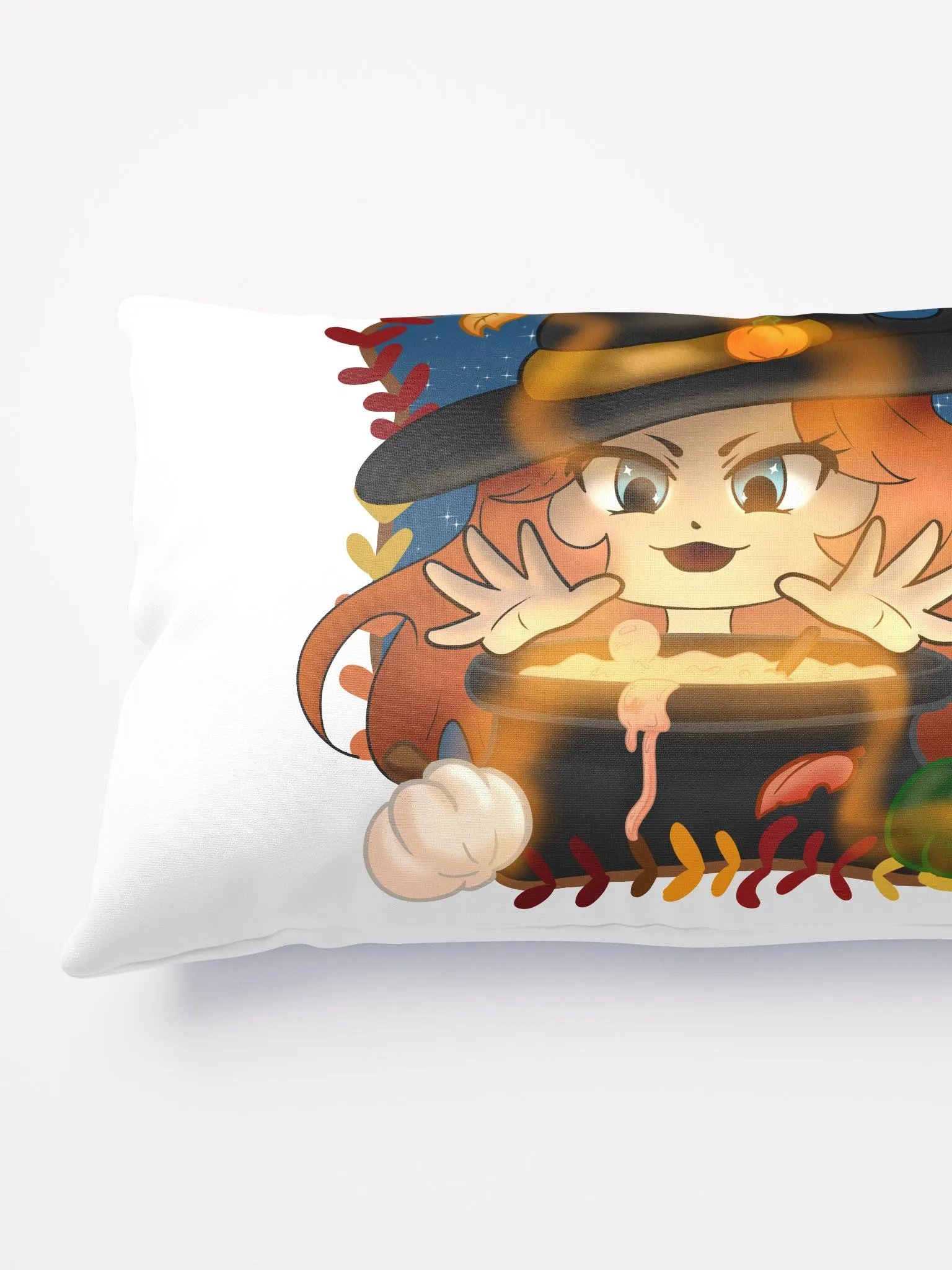 Pumpkin Witch Panda Pillows product image (3)