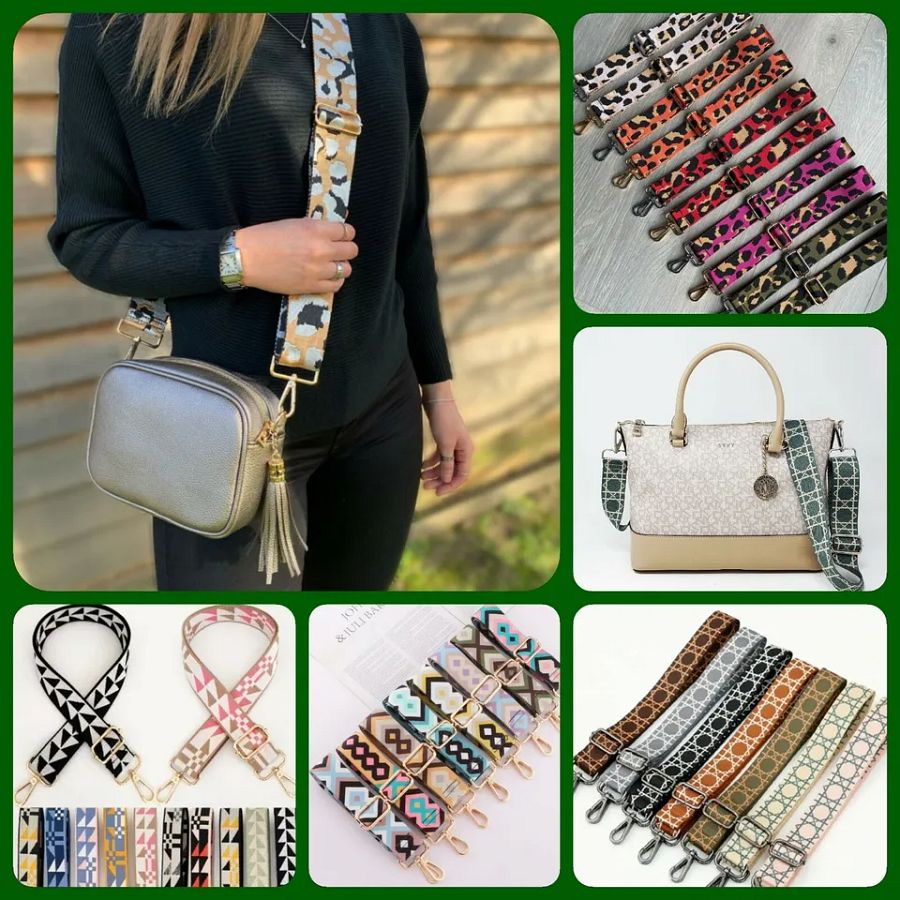 Wide Replacement Strap Woven Strap Women Designer Shoulder Over Crossbody Bag product image (1)