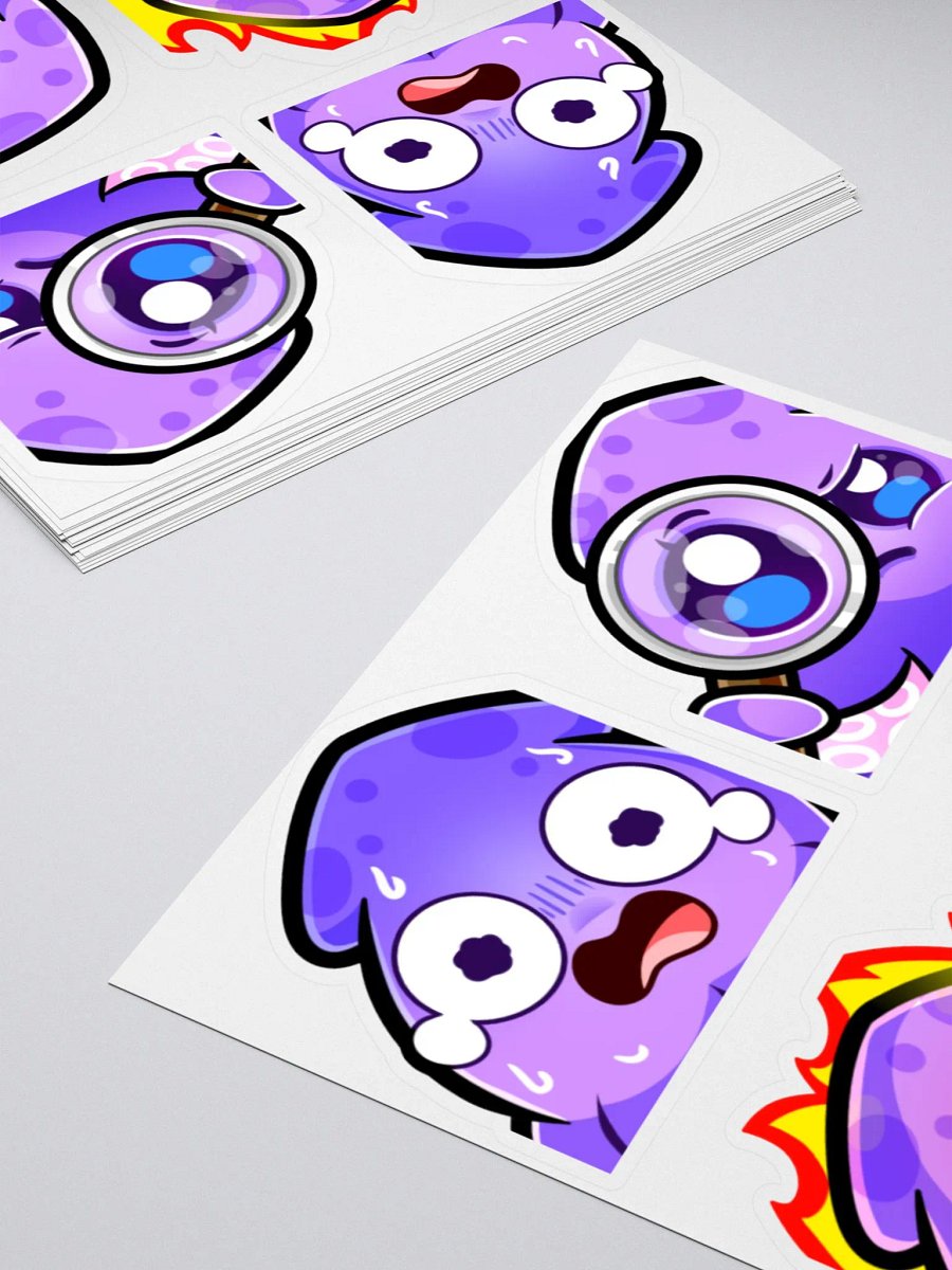 Squid Emote Sticker Set [2] product image (7)