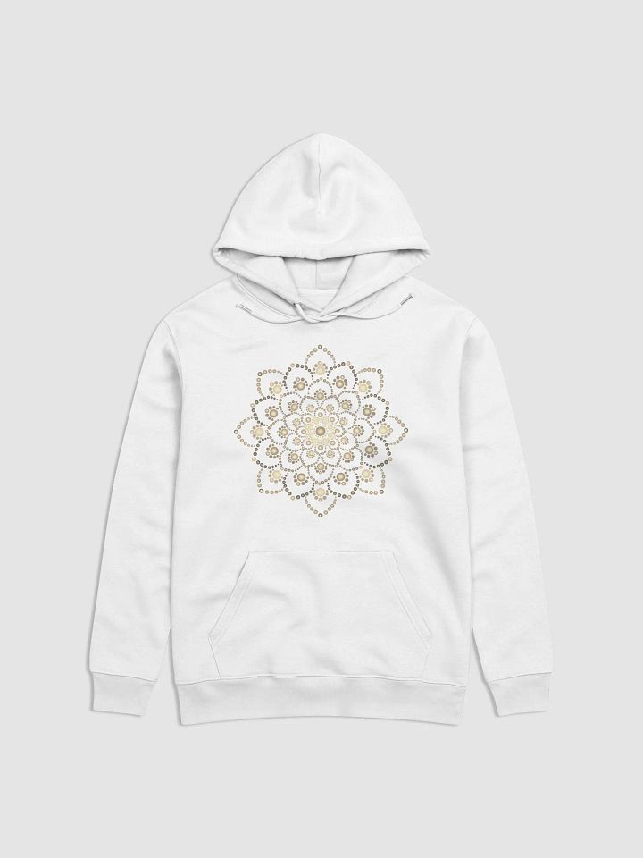 Golden-Brown Mandala Unisex Eco Hoodie product image (2)