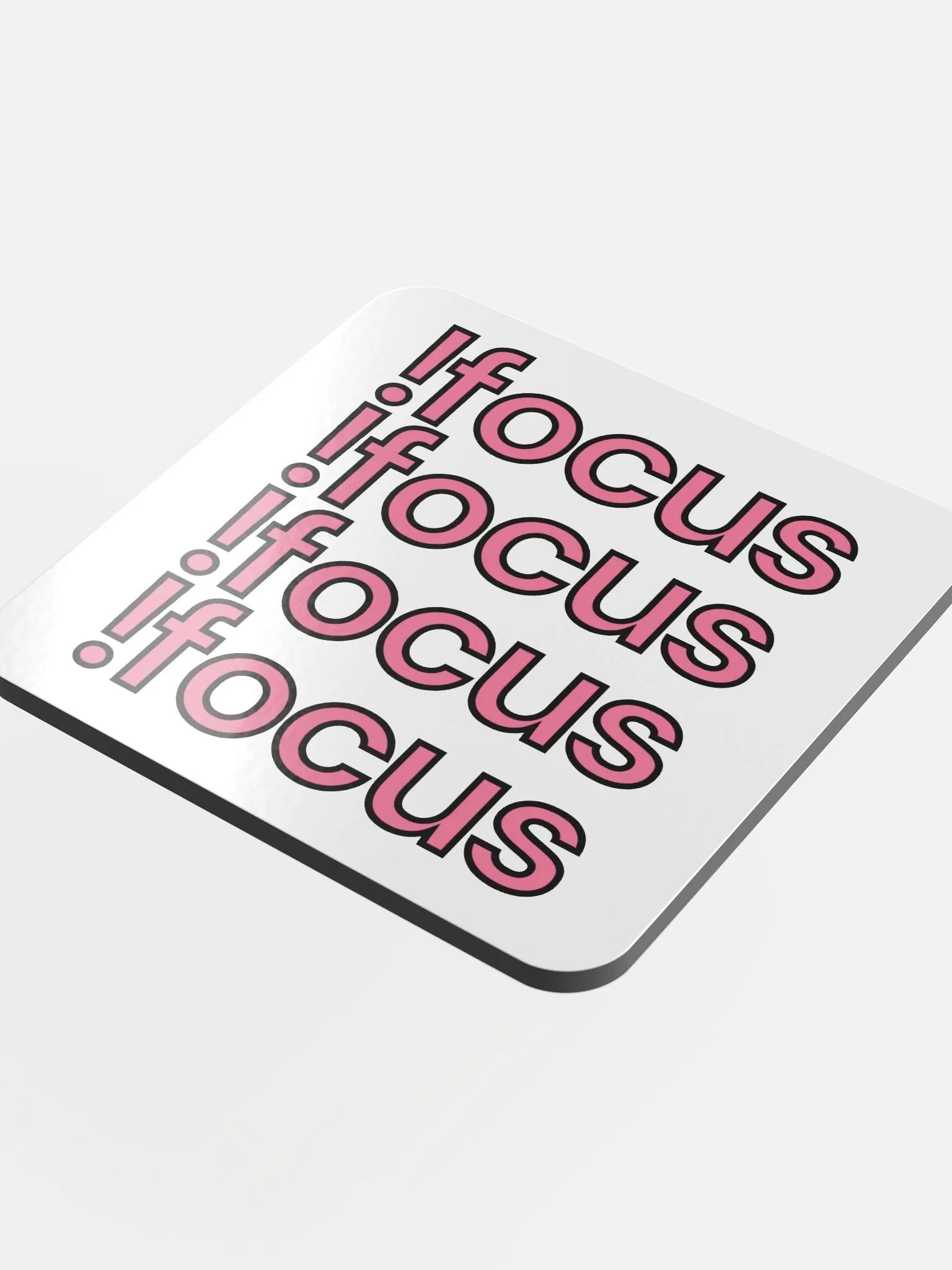 !focus - Gloss Cork Coaster product image (4)
