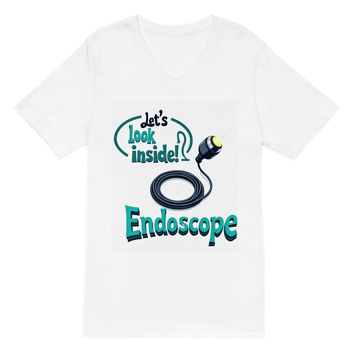 Explore Within: Endoscope Illustrated V-Neck Tee product image (2)