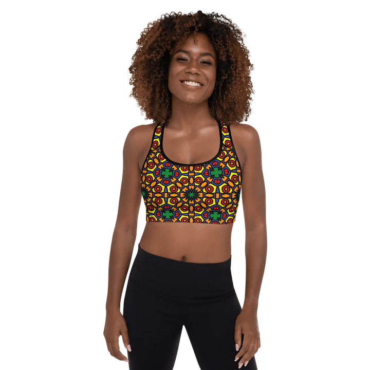 Pride Abstract (1) - Padded Sports Bra product image (1)