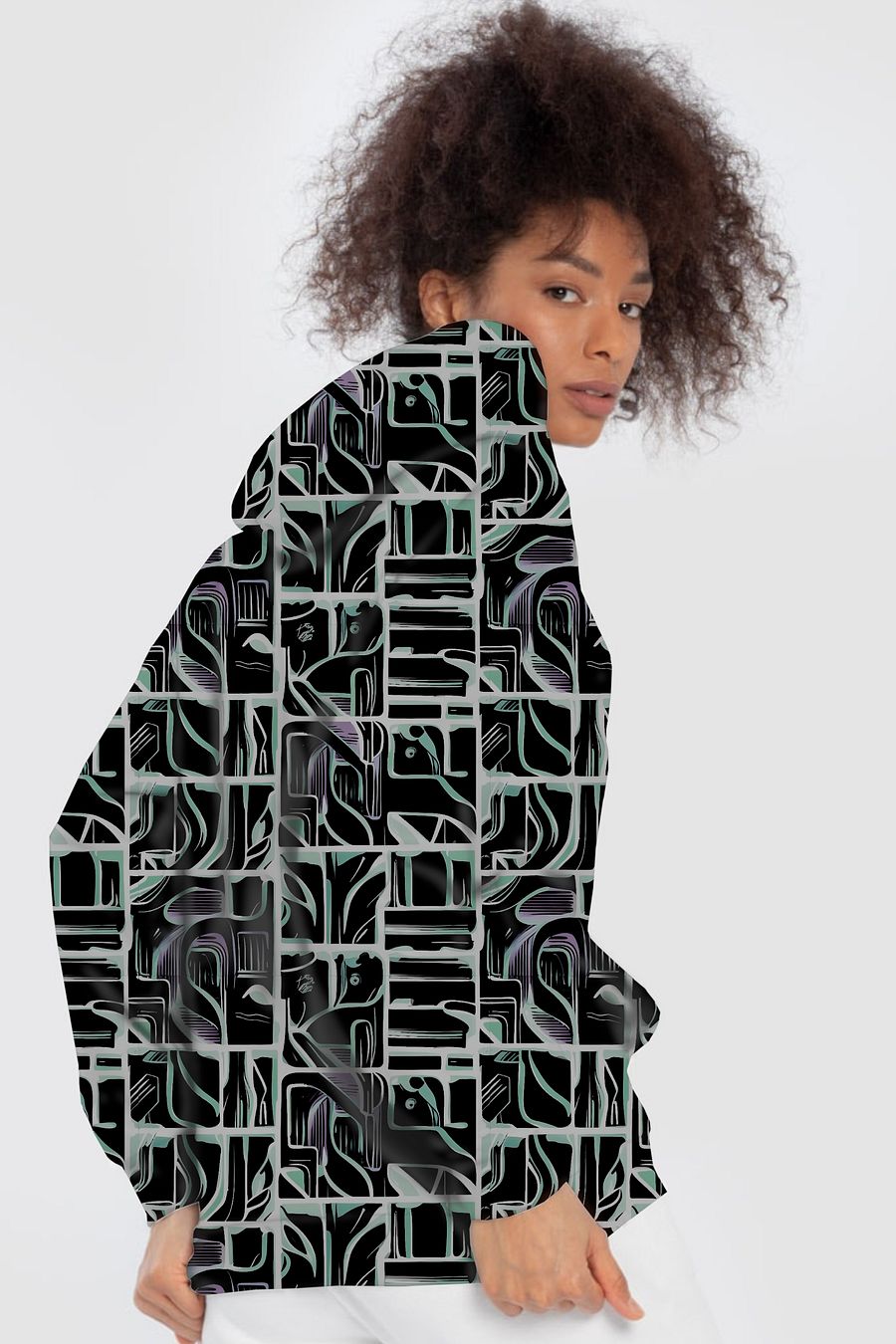 Queen of the Awkward Hug #Autism All Over Print Hoodie product image (5)