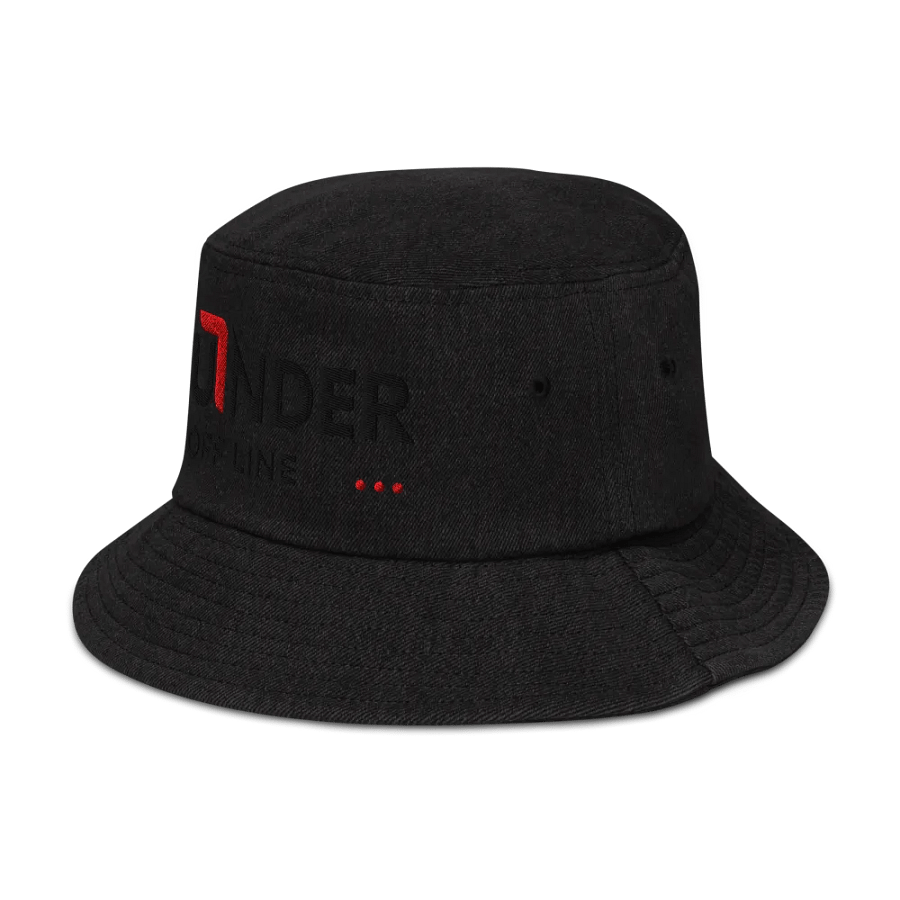 Retro Founder Off Line Logo Denim Bucket Hat product image (6)